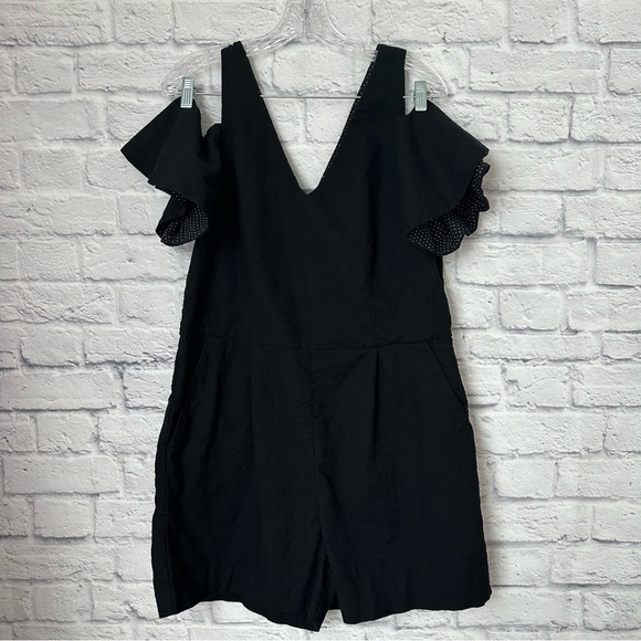 Anthropologie  elevenses  women’s short romper - Picture 11 of 13